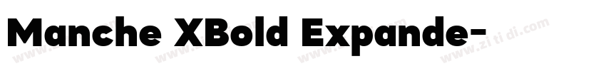 Manche XBold Expande字体转换